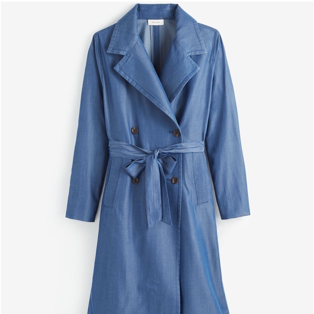 On 34th Women’s belted trench coat